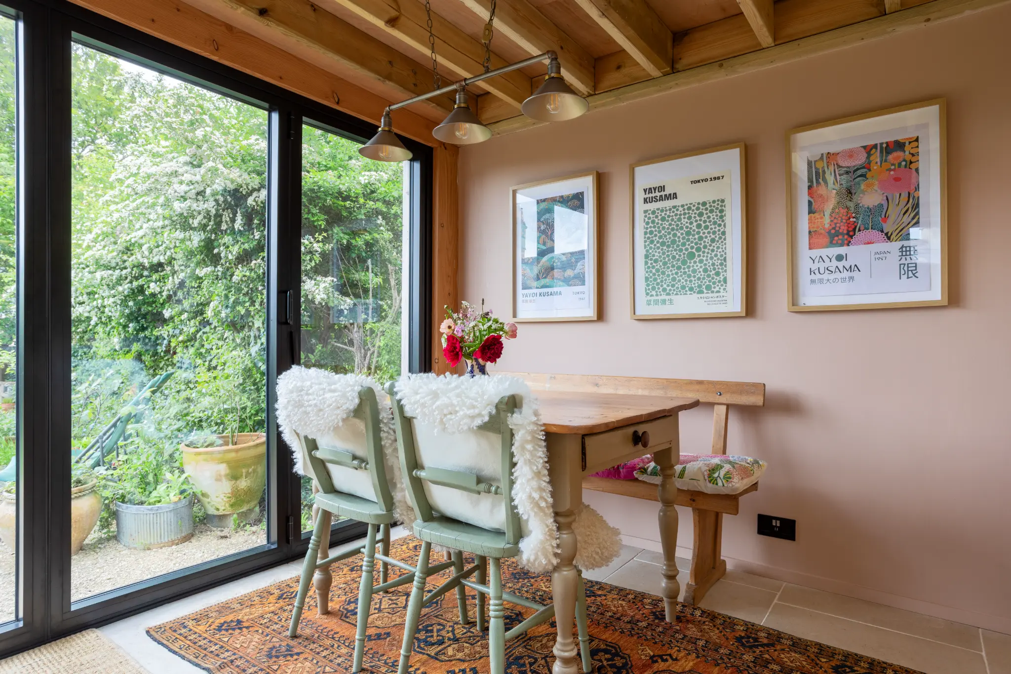 Bedroom detail with decorative touches and quality textiles