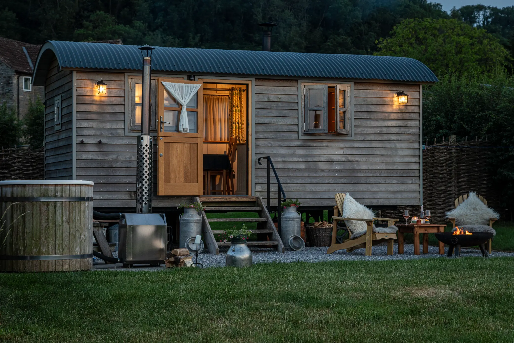 Dawn to Dusk: Photographing Collie Shepherds Huts in Langport, Somerset